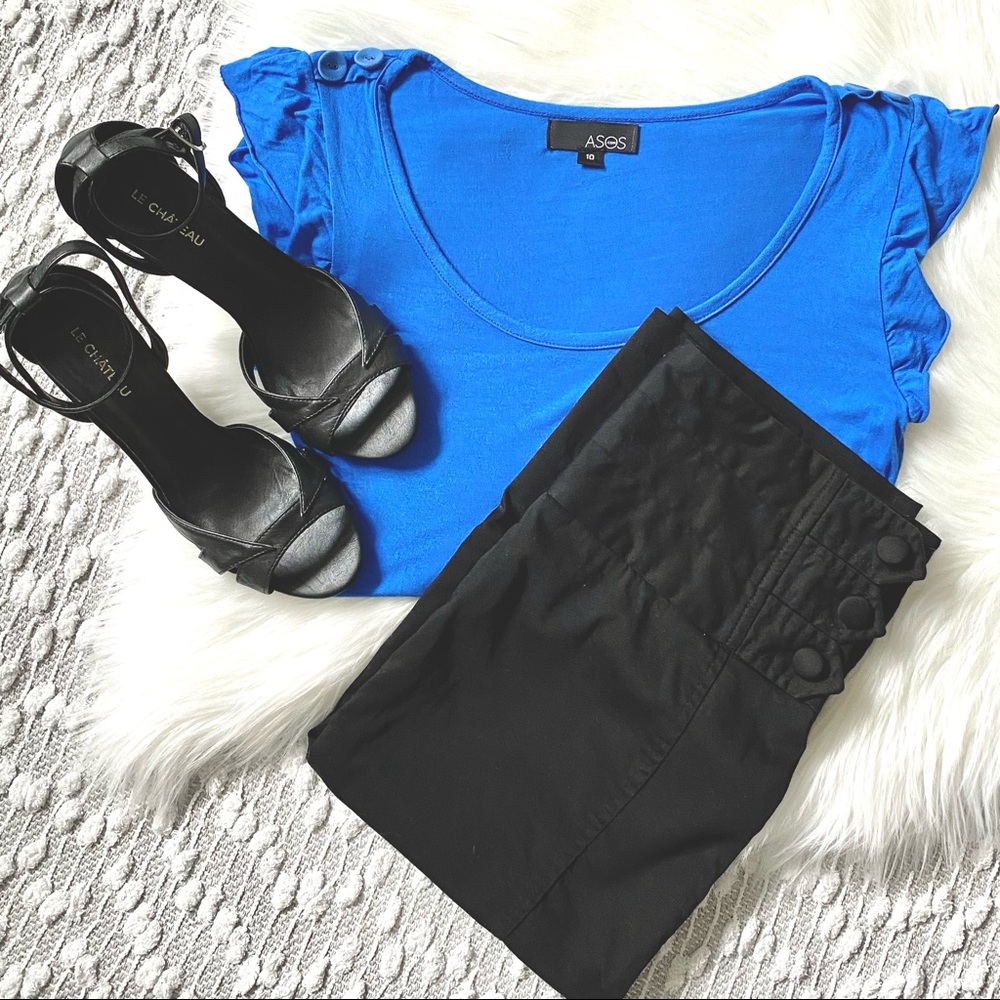 (❤️3/$30) Bright blue ASOS Top